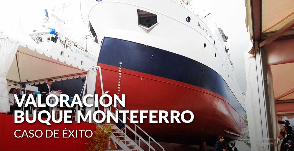 Caso de éxito en sector industrial naval: valoración buque Monteferro